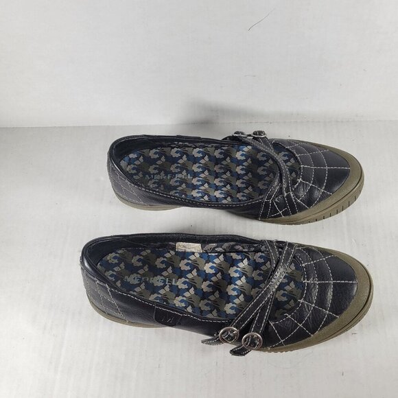 Merrell Zodiac Black Mary Jane Women’s Leather Casual Walking Flats  Size 7 - Picture 2 of 8